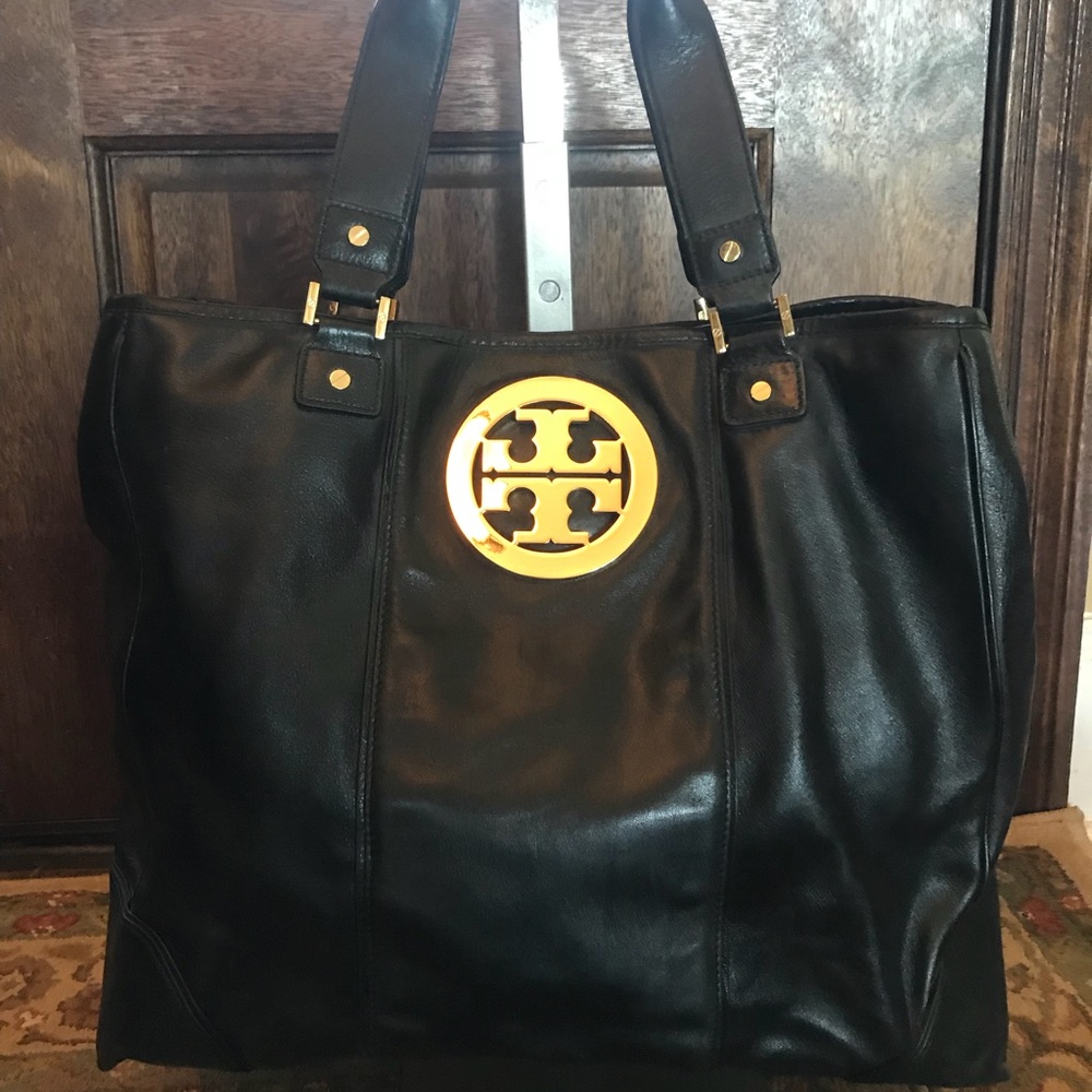Authentic Tory Burch Leather Tote